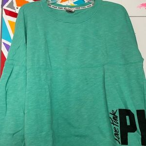 VS PINK Mint Green Long Sleeve
